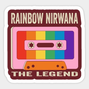 Rainbow Nirwana The Legend Sticker